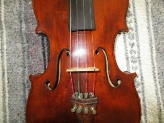 Rare Fine Old Antique 20s Vintage American Fiddle 4/4 Violin - Solo Tone 3