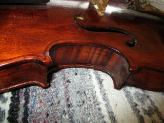 Rare Fine Old Antique 20s Vintage American Fiddle 4/4 Violin - Solo Tone 7