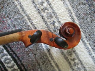 Rare Fine Old Antique 20s Vintage American Fiddle 4/4 Violin - Solo Tone 8