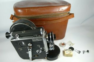 Old Vintage Bolex Paillard H16 Movie Cime 16mm Film Wind Up Camera