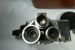 Old Vintage BOLEX PAILLARD H16 Movie Cime 16mm Film Wind Up Camera 3