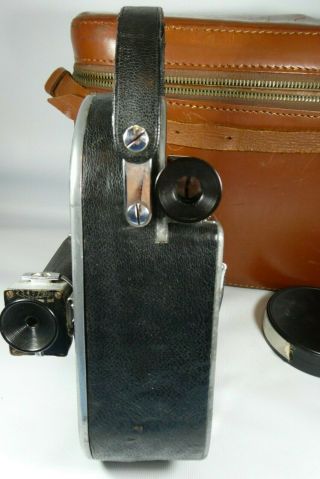 Old Vintage BOLEX PAILLARD H16 Movie Cime 16mm Film Wind Up Camera 6