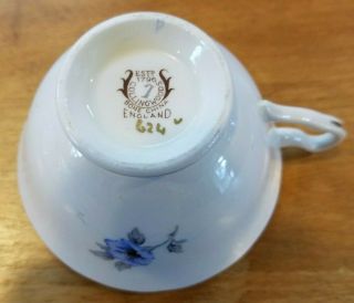 Vintage COLLINGWOODS Bone China England Tea Cup & Saucer gold rim 5