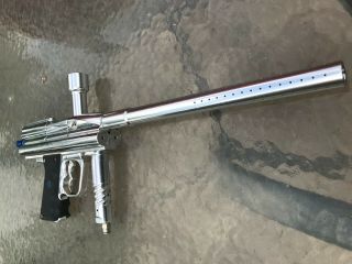 Chromed Vintage Wdp Angel Lcd Paintball Gun (might Need Battery)