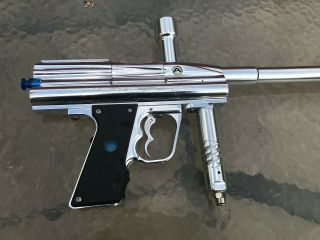 Chromed Vintage WDP Angel LCD Paintball Gun (might need battery) 7