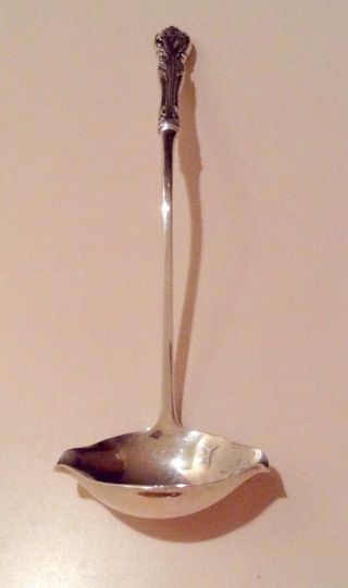 Gorham " Melrose " Sterling Punch Ladle - Solid Bowl 13 " Long/1948 - No Monograms