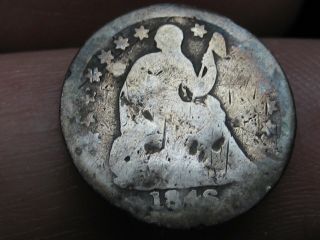 1846 Seated Liberty Half Dime - Very Rare Key Date