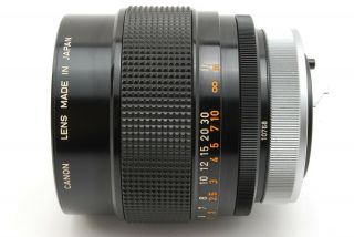 【RARE EXC,  】Canon FD 85mm f1.  2 S.  S.  C.  Aspherical MF Lens from Japan 328 6