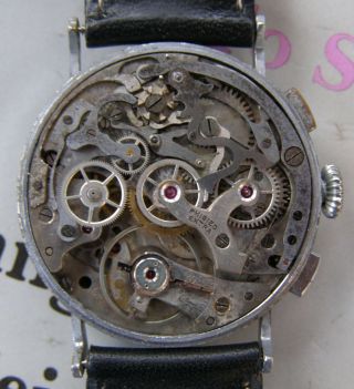 EXTRA 1940 ' s VINTAGE PHIGIED EXTRA CHRONOGRAPH MANUFACTURED BY ANGELUS 5