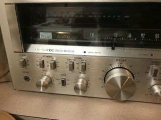 Vintage Sansui G - 6700 Pure Power DC Stereo Receiver Ultra Rare 3