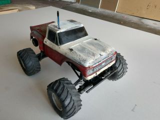 Traxxas Stampede 2wd Vxl R/c Monster Truck Vintage Ford Pu Body