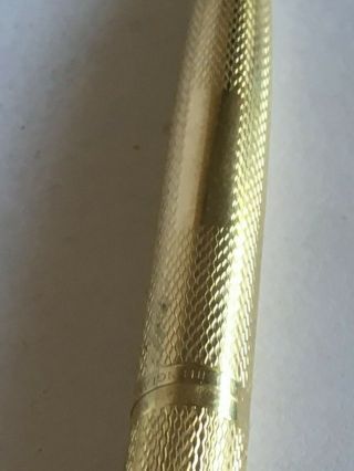 RARE vintage 18 ct solid gold Parker 61 PRESIDENTIAL pencil minty BARLEY 8