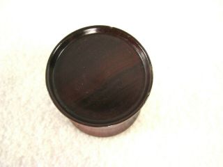 VINTAGE JAPANESE c.  1930 LACQUER ROSE WOOD BUTSUDAN BUDDHIST SAKE CUP STAND 6