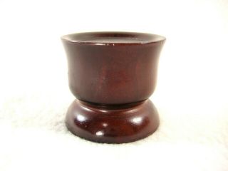 VINTAGE JAPANESE c.  1930 LACQUER ROSE WOOD BUTSUDAN BUDDHIST SAKE CUP STAND 8