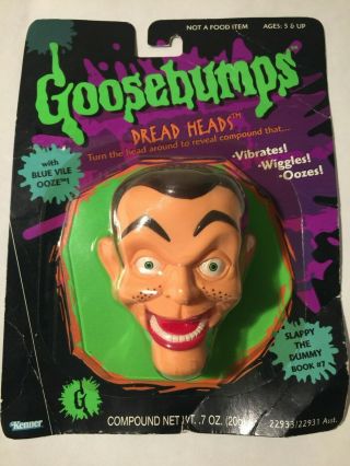 Vintage Goosebumps Dread Heads Slappy The Dummy Hasbro 1996 Old Stock