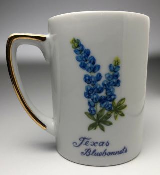 Vintage Royal Ann Fine China Texas Bluebonnet Coffee Mug Tea Cup Summer Flower