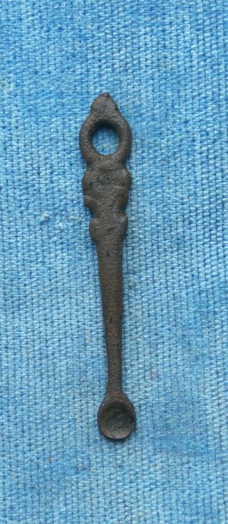 Ancient Viking Decorated Bronze The Ear From Sulfur