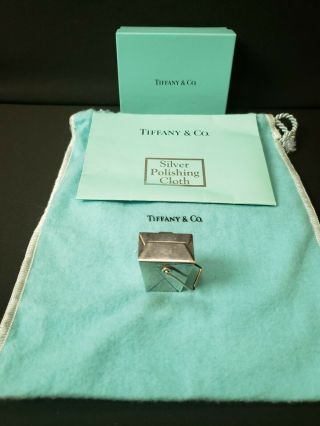 Rare Vintage Tiffany & Co Sterling Silver Chinese Take Out Pill Box 925