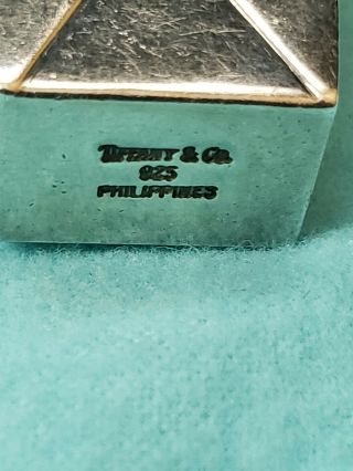 RARE Vintage Tiffany & Co Sterling Silver Chinese Take Out Pill Box 925 4