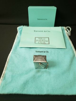 RARE Vintage Tiffany & Co Sterling Silver Chinese Take Out Pill Box 925 6