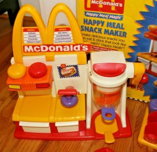 Vintage 1993 McDonald ' s Happy Meal Magic Snack Maker W/ Box 6