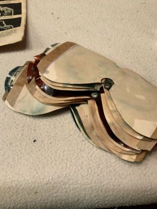 2 Vintage WWII USAAF Polaroid Flying Goggle Type B - 8 8