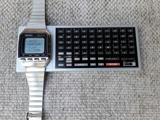 Seiko Memo - Diary UW02 (Metal cased UC - 3000).  VERY RARE Vintage Computer Watch. 3