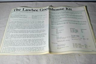 Lawbre Company Greenhouse GH - 1 Kit 1 