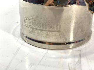 Vintage Chrome Coleman 249e 249 E Kerosene Lantern 6 1968 - 1970 Canada 4