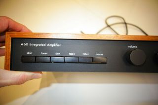 A&R Cambridge A60 Integrated Amplifier Vintage Amp Retro Sound DIN sockets 2