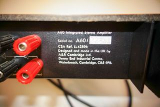 A&R Cambridge A60 Integrated Amplifier Vintage Amp Retro Sound DIN sockets 4