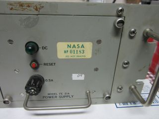 VINTAGE FE - 1125A ULTRA STABLE QUARTZ OSCILLATOR 5 MHz Ex NASA FREQUENCY STANDARD 5