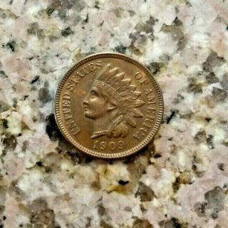 Rare 1909 S Key Date U.  S Indian Head Penny Clear Sharp Details N/r