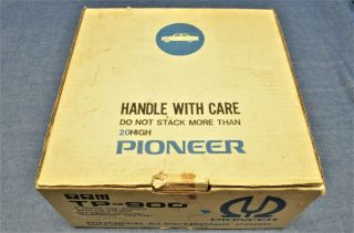 c.  1978 Vintage CLASSIC Pioneer TP - 900 - Tuner 8 Track Car Stereo 12