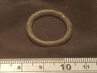 Lovely Thick Celtic Bronze Ring Money Could Be Worn L423