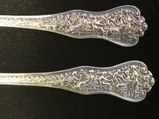 Rare Tiffany Olympian Pat.  Sterling Silver Set of 6 Butter Knife set Pat.  1878 3