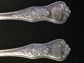 Rare Tiffany Olympian Pat.  Sterling Silver Set of 6 Butter Knife set Pat.  1878 6