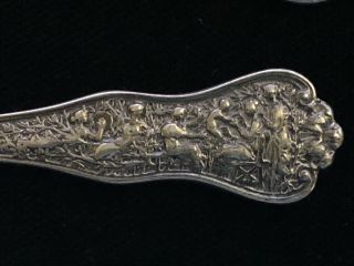 Rare Tiffany Olympian Pat.  Sterling Silver Set of 6 Butter Knife set Pat.  1878 9