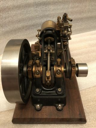 Vintage Cast Iron & Brass Stuart No.  9 Live Steam Horizontal Steam Engine 5