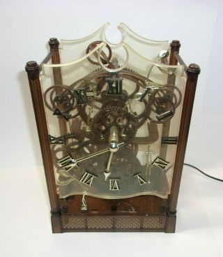 Vintage Gordon Bradt 5 Man Master Motion Clock Animated Time Machine