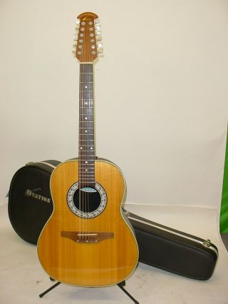 Vintage Ovation 1315 Ultra Series 12 - String Acoustic Guitar - 1979