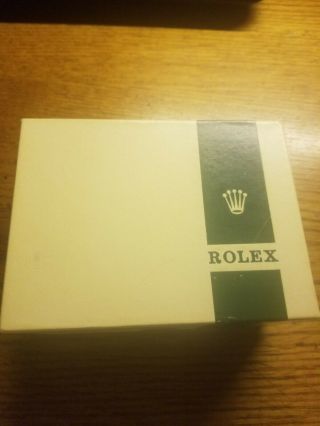 Rare Vintage Rolex Box With Certification