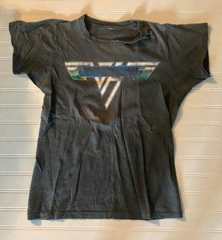 Van Halen 1978 Tour T - Shirt Iron Maiden Ozzy Metallica Rare