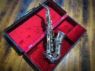 Vintage Buescher Curved Soprano Sax Sop Saxophone Stunning Player Orig.