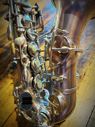 VINTAGE Buescher Curved Soprano Sax Sop Saxophone STUNNING Player Orig. 5