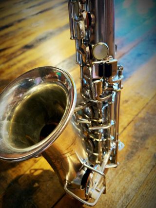 VINTAGE Buescher Curved Soprano Sax Sop Saxophone STUNNING Player Orig. 8