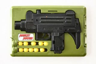 1988 Sega Tyco Pocket Power Target Master Complete Toy Pellet Gun & Target