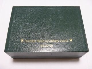 Vintage 1980/1990 ' s Rolex Watch Box Case 68.  00.  08 - Rare Type 8