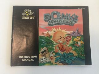 Bonk ' s Adventure (Nintendo NES) CIB Complete GREAT 100 Very Rare 5