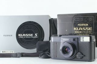 [rare Unused] Fujifilm Fuji Klasse S Black 38mm F2.  8 Lens Film Camera From Japan
